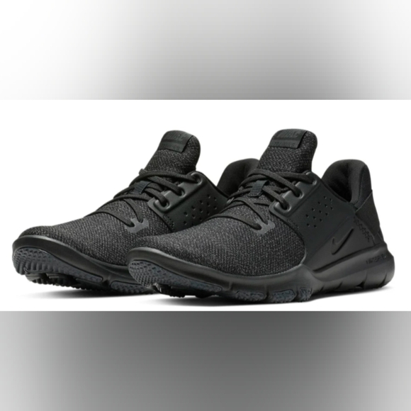 Nike Flex Control TR3 'Triple Black’ Sneakers M 7 W 8.5 NWOT MSRP $85 - Picture 3 of 10